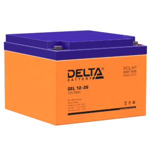 Аккумулятор для ИБП гелевый Delta GEL 12-26 12В 26 Ач