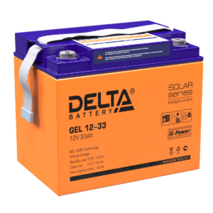 Аккумулятор для ИБП гелевый Delta GEL 12-33 12В 33 Ач