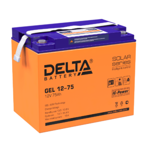 Аккумулятор для ИБП гелевый Delta GEL 12-75 12В 75 Ач