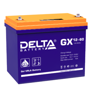 Аккумулятор для ИБП гелевый Delta GX 12-60 12В 60 Ач