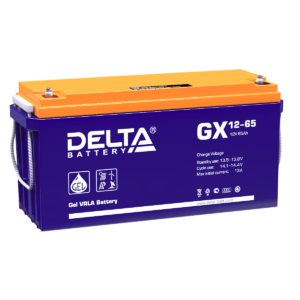 Аккумулятор для ИБП гелевый Delta GX 12-65 12В 65 Ач