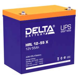 Аккумулятор для ИБП Delta HRL 12-55 X 12В 55 Ач