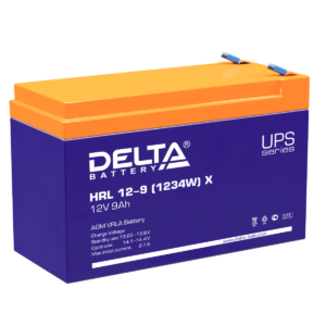 Аккумулятор для ИБП Delta HRL 12-9 (1234W) X 12В 9 Ач