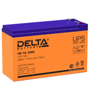 Аккумулятор для ИБП Delta HR 12-28 W 12В 7 Ач