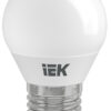 iek lle-g45-3-230-30-e27 лампа светодиодная eco g45 шар 3вт 230в 3000к e27