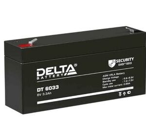 Аккумулятор для ОПС Delta DT 6033 (125мм) 6В 3.3 Ач