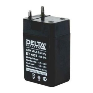 Аккумулятор для ОПС Delta DT 4003 4В 0.3 Ач