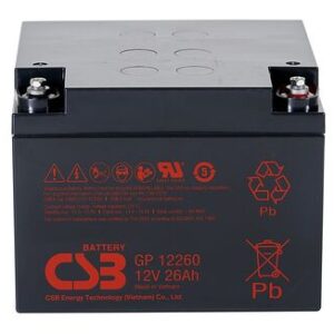 Аккумулятор общего применения CSB GP12260 CSB 12В 26 Ач