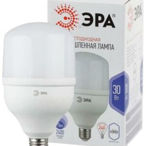 Лампа светодиодная высокомощная POWER 30W-6500-E27 2400лм ЭРА Б0027004