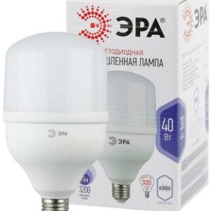 Лампа светодиодная высокомощная POWER 40W-6500-E27 3200лм ЭРА Б0027006