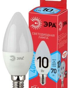 Лампа светодиодная ECO LED B35-10W-840-E14 (диод свеча 10Вт нейтр. E14) ЭРА Б0032963