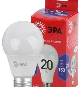 Лампа светодиодная ECO LED A65-20W-865-E27 R (диод груша 20Вт холодн E27) (10/100/1200) ЭРА Б0045326