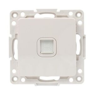 Механизм розетки RJ-45 1-м Стокгольм бел. PROxima EKF EYK01-035-10