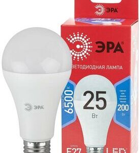 Лампа светодиодная ECO LED A65-25W-865-E27 R (диод груша 25Вт холодн. E27) (10/100/1200) Эра Б0048011