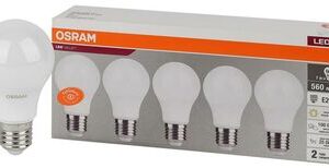 Лампа светодиодная LED Value LVCLA60 7SW/830 230В E27 2х5 RU (уп.5шт) OSRAM 4058075577626