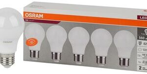 Лампа светодиодная LED Value LVCLA60 7SW/840 230В E27 2х5 RU (уп.5шт) OSRAM 4058075577657