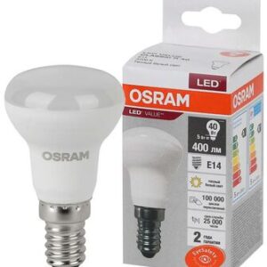 Лампа светодиодная LED Value LVR40 5SW/830 230В E14 10х1 RU OSRAM 4058075582514