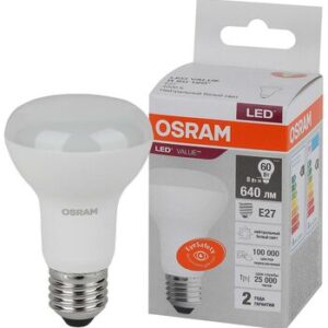 Лампа светодиодная LED Value LVR60 8SW/840 230В E27 10х1 RU OSRAM 4058075581913