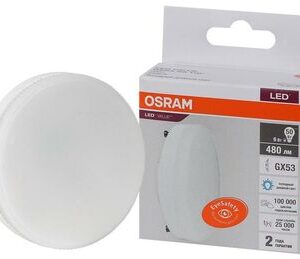 Лампа светодиодная LED Value LVGX5350 6SW/865 230В GX53 10х1 RU OSRAM 4058075582033