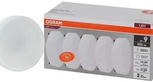 Лампа светодиодная LED Value LVGX5375 10SW/840 230В GX53 2х5 RU (уп.5шт) OSRAM 4058075584174