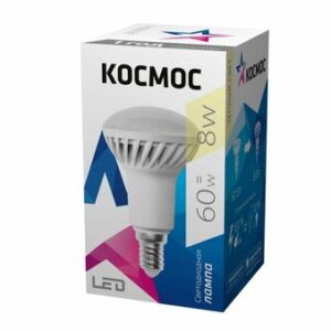 Лампа светодиодная R50 8Вт 220В E14 3000К Космос Lksm_LED8wR50E1430