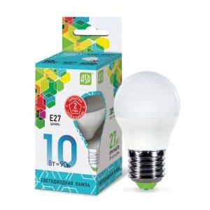 Лампа светодиодная LED-шар-standard 10Вт 230В E27 4000К 900Лм ASD 4690612015484