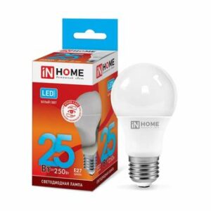 Лампа светодиодная LED-A65-VC 25Вт 230В E27 4000К 2250лм IN HOME 4690612024080