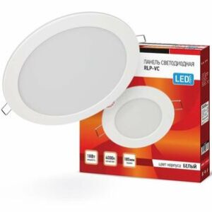 Светильник светодиодный RLP-VC 18Вт 230В 4000К 1440лм 185мм бел. (Аналог Downlight) IP40 IN HOME 4690612023373