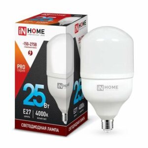 Лампа светодиодная LED-HP-PRO 25Вт 230В 4000К E27 2250лм IN HOME 4690612031057