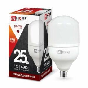 Лампа светодиодная LED-HP-PRO 25Вт 230В 6500К E27 2250лм IN HOME 4690612031064