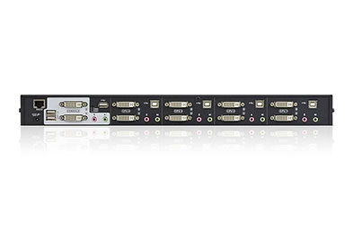 4- портовый usb dvi dual view kvmp™ переключатель