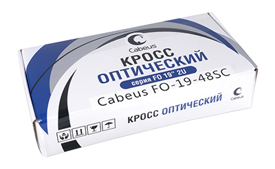 бокс оптический 19 дюймов на 48 симплексных проходных адаптеров sc или на 48 дуплексных проходных адаптеров lc