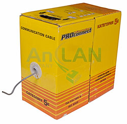 кабель ftp 4pr 26awg cat5e 305м proconnect