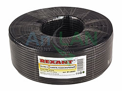 кабель rg-58 a/u, (64%), 50 ом, 100м., черный rexant