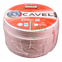 кабель cavel sat 703 b, cu/al/cusn, (75%), 75 ом