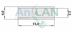 соединительная гильза (сг l-15мм) 1.5-2.5мм² (bn2) rexant